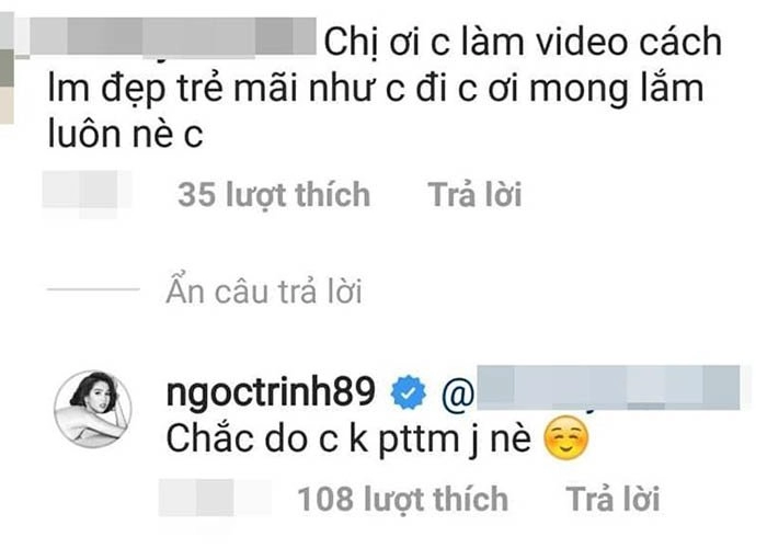 Phi thanh vân già hơn sau khi trùng tu quan điểm không nên dao kéo của ngọc trinh chính xác