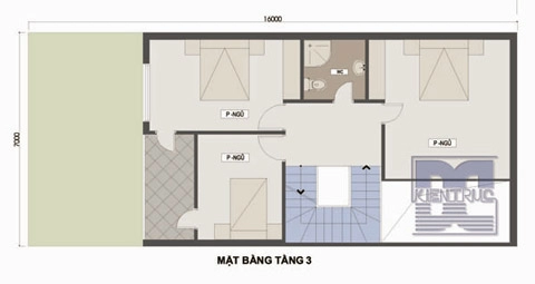 Xây nhà 4 tầng trên mảnh đất hơn 100 m2