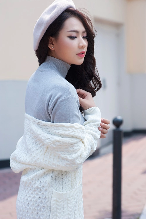 Nữ công sở sành điệu với cardigan hot nhất thu đông 2015