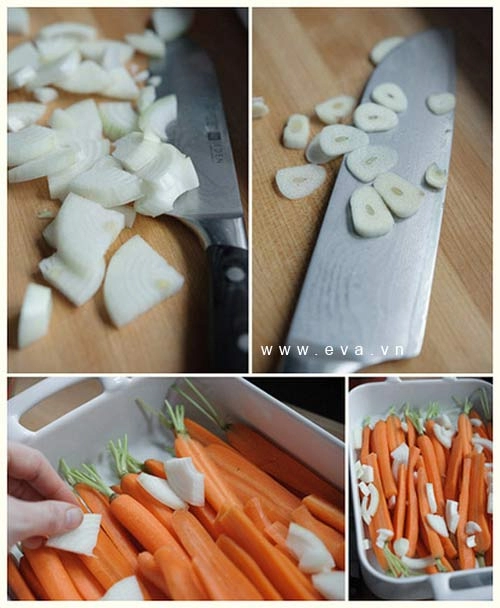 Nướng cà rốt kiểu này để ăn chơi