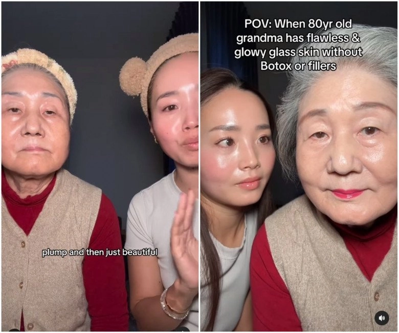 Bà ngoại 80 tuổi mặt nhẵn thín như gương lão hóa ngược nhờ những thực phẩm vàng trên mâm ăn