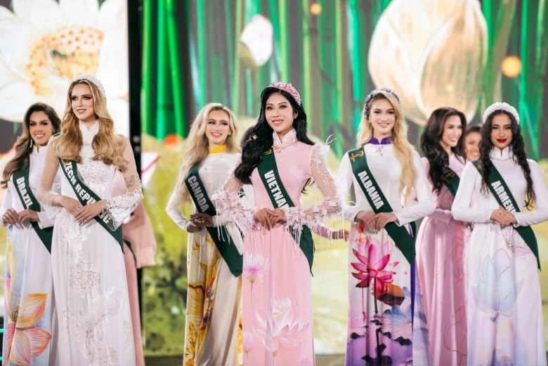 Chung kết hoa hậu trái đất 2023 người đẹp albani 18 tuổi đăng quang việt nam xuất sắc đạt á hậu