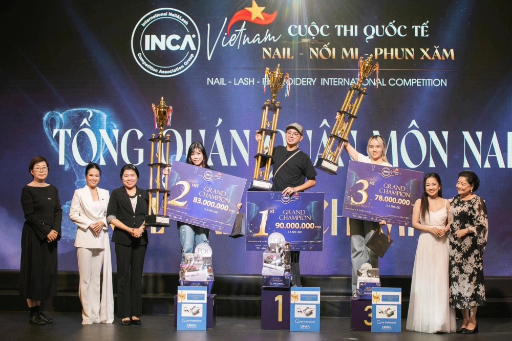 Gần 1000 lượt tranh tài tại cup inca vietnam 2023 do kelly pang nail đồng tổ chức
