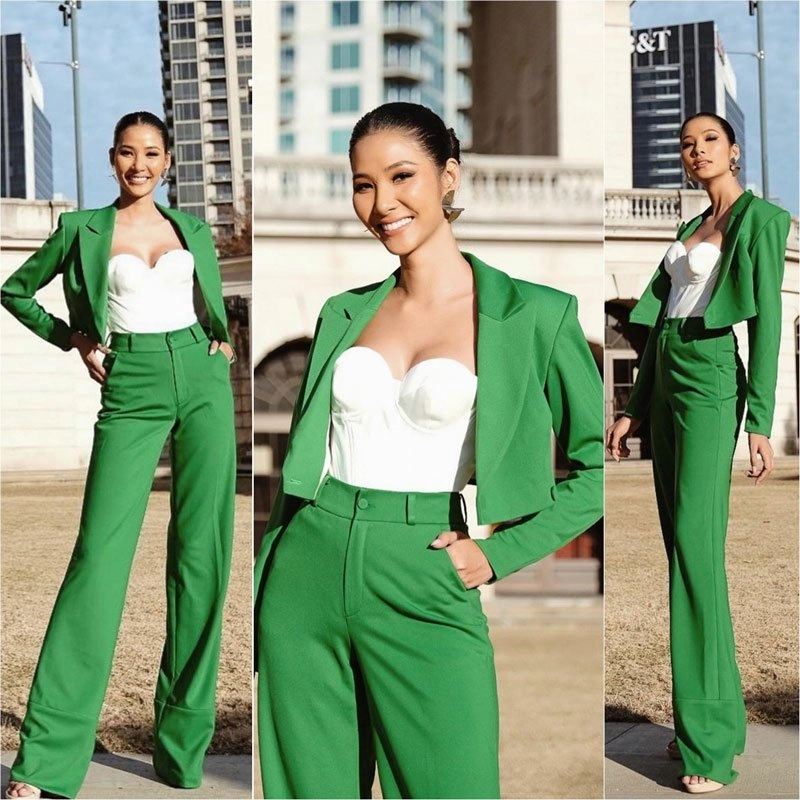 Hoàng thùy được ví như một fashionista chính hiệu tại miss universe 2019