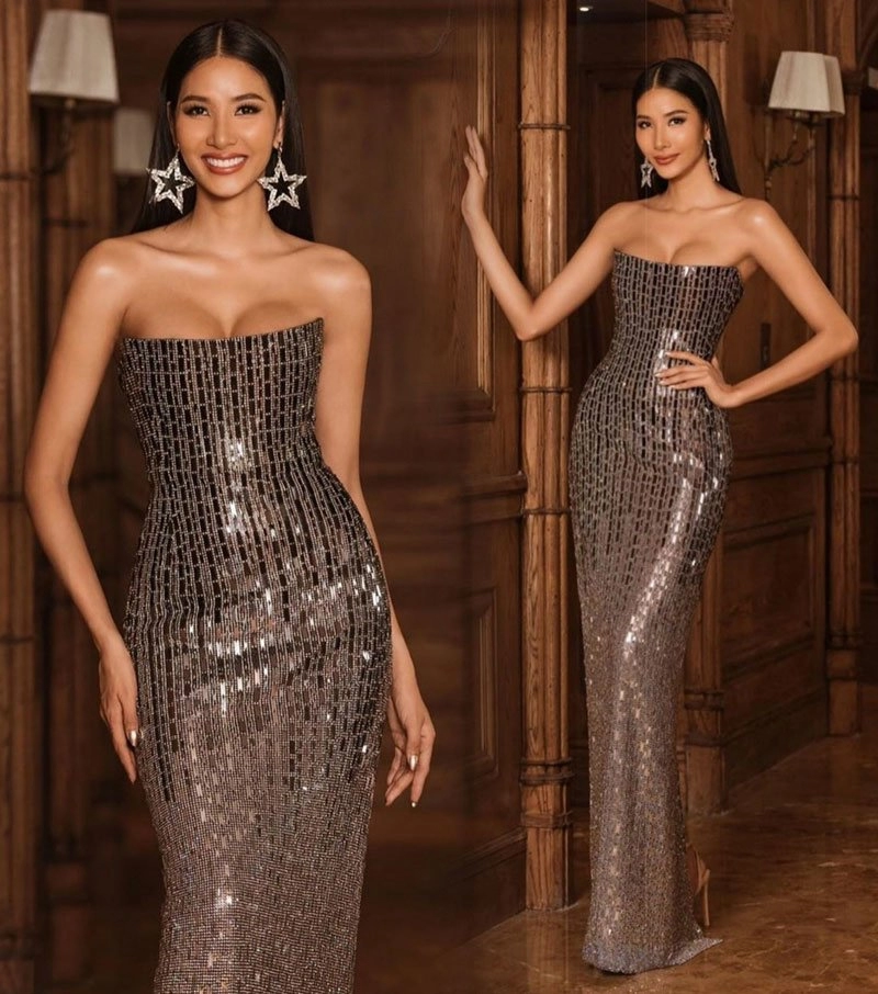 Hoàng thùy được ví như một fashionista chính hiệu tại miss universe 2019