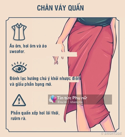 Mông lép bụng mỡ khỏi phải lo với các kế sách chọn chân váy