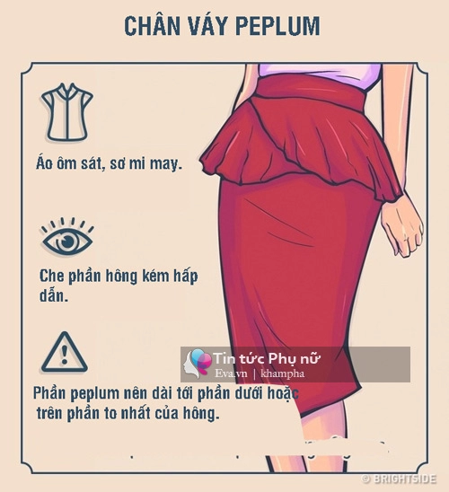 Mông lép bụng mỡ khỏi phải lo với các kế sách chọn chân váy