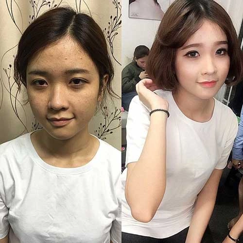 Sức mạnh của make up khẳng địnhtrên đời không bao giờ có gái xấu