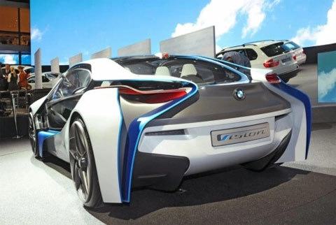  bmw vision efficientdynamics trình diễn tại đức 