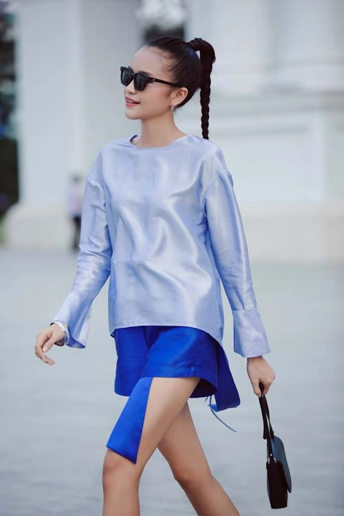 Bộ đôi quán quân next top đọ streetstyle đối lập