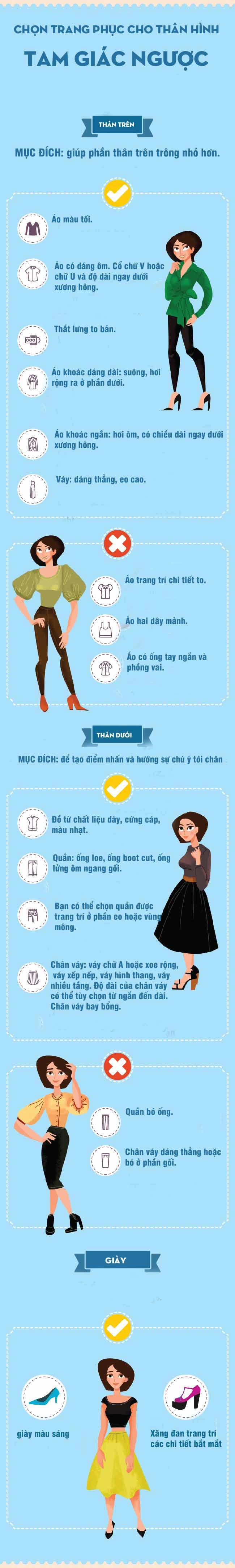 Giấu nhẹm mọi khuyết điểm cơ thể nhờ cẩm nang chọn đồ