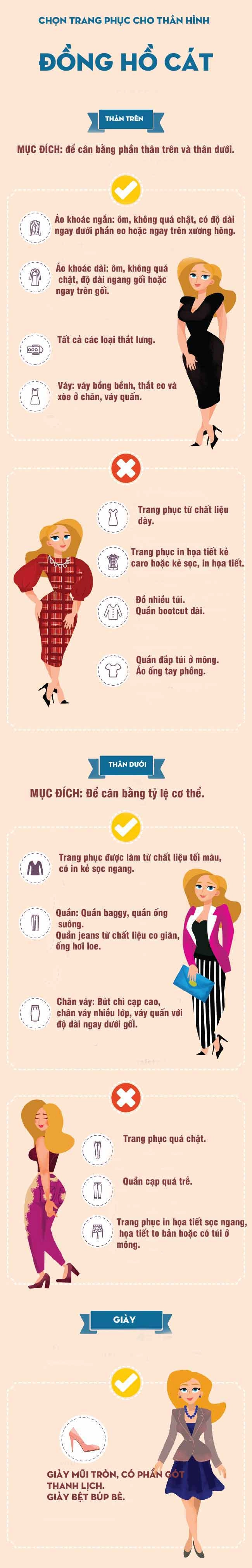 Giấu nhẹm mọi khuyết điểm cơ thể nhờ cẩm nang chọn đồ