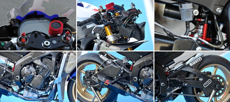 Yamaha r6 trang bị đầy đủ đồ chơi của trường đua