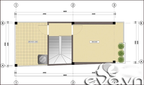 40m2 nhà lô phố hút hồn nhờ 2 tỷ đồng