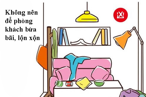 7 lỗi phong thủy phòng khách khiến gia chủ ngày càng nghèo đi