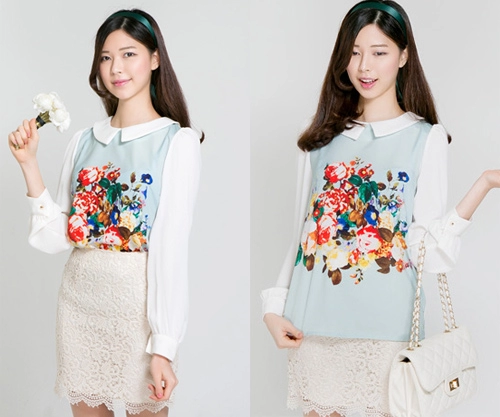 Áo voan mật ngọt cho nữ công sở 2013