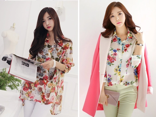 Áo voan mật ngọt cho nữ công sở 2013