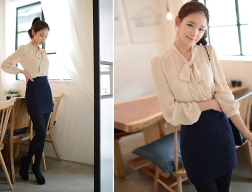 Áo voan mật ngọt cho nữ công sở 2013