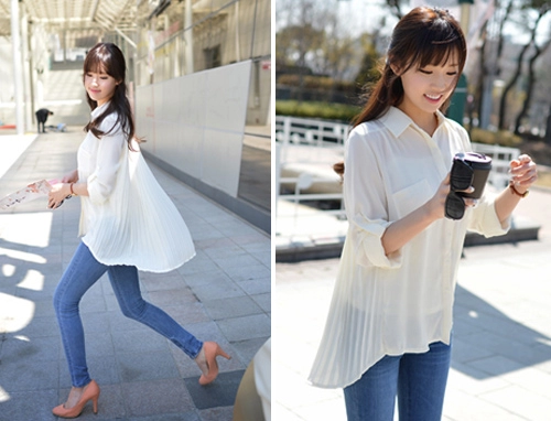 Áo voan mật ngọt cho nữ công sở 2013