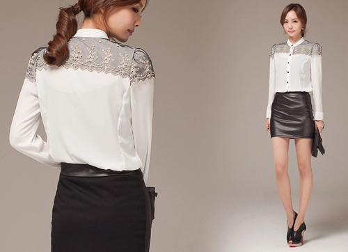 Áo voan mật ngọt cho nữ công sở 2013