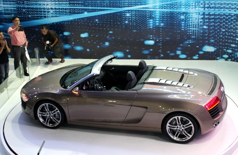  audi r8 spyder - ngôi sao tại việt nam motor show 2012 