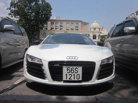  audi r8 v8 biển số sài gòn ở hà nội 