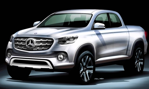  bán tải của mercedes song sinh với nissan navara 