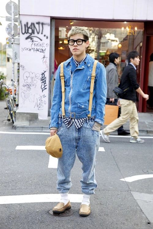 Bạn trẻ nhật biến hóa cùng đồ jean