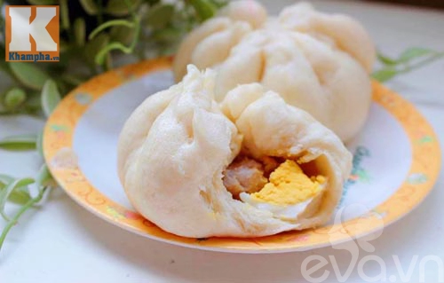 Bánh bao nóng hổi cho bữa sáng