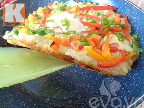 Bánh chưng thừa sau tết làm pizza siêu ngon