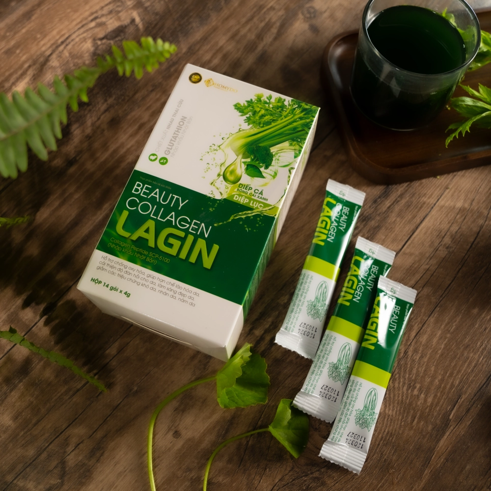 Beauty collagen lagin kết hợp rau xanh - lựa chọn lý tưởng cho làn da đẹp