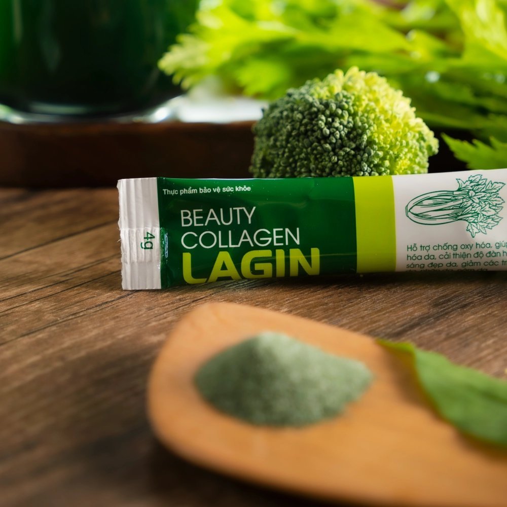 Beauty collagen lagin kết hợp rau xanh - lựa chọn lý tưởng cho làn da đẹp