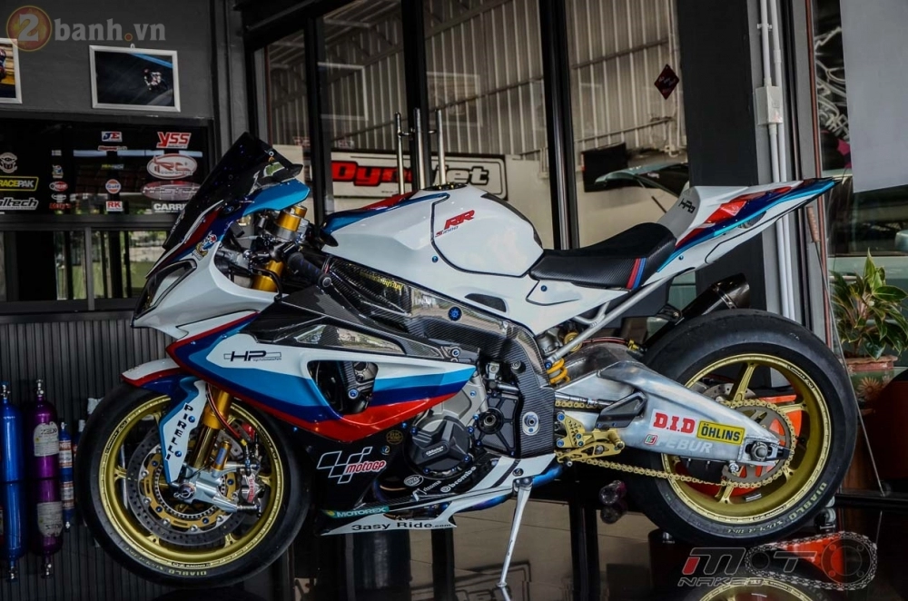 Bmw s1000rr trong gói độ đường đua wsbk siêu khủng đến từ thái lan