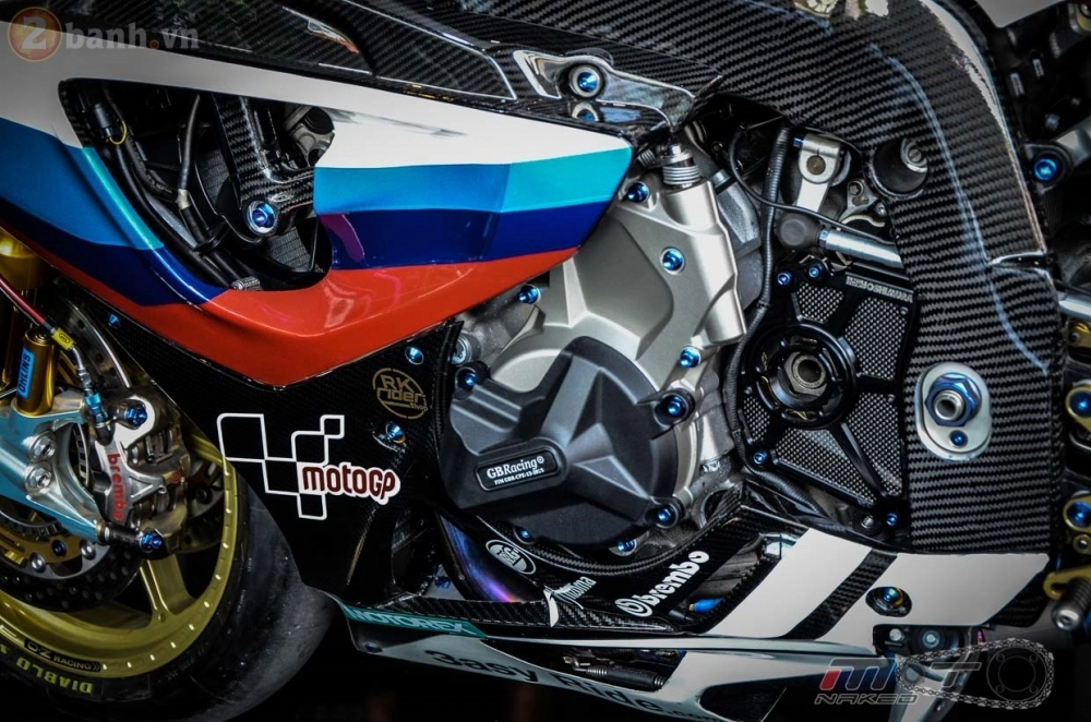 Bmw s1000rr trong gói độ đường đua wsbk siêu khủng đến từ thái lan