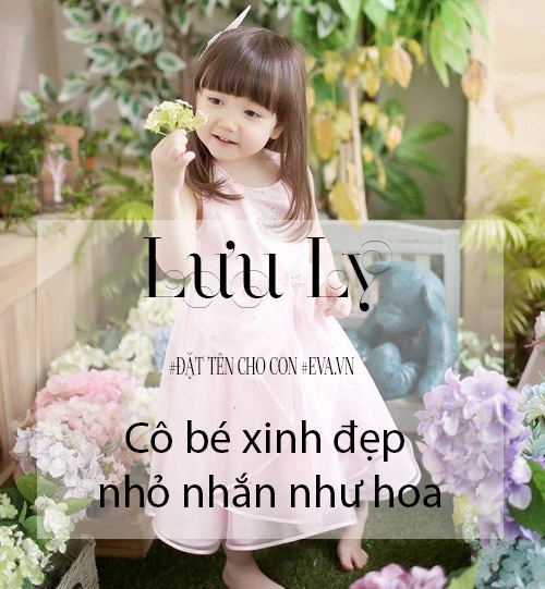 Bộ tên đẹp ý nghĩa hay cho bé gái sinh năm 2016 vần từ l-y