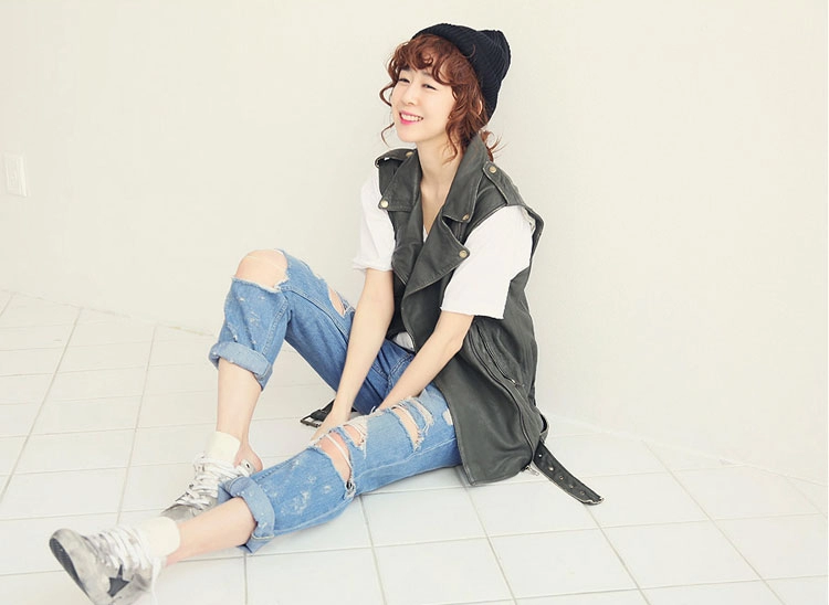 Boyfriend jeans cho cô nàng tinh nghịch