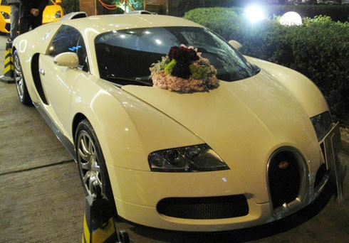  bugatti veyron làm xe rước dâu 