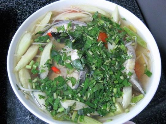 Cá bớp mà nấu canh chua