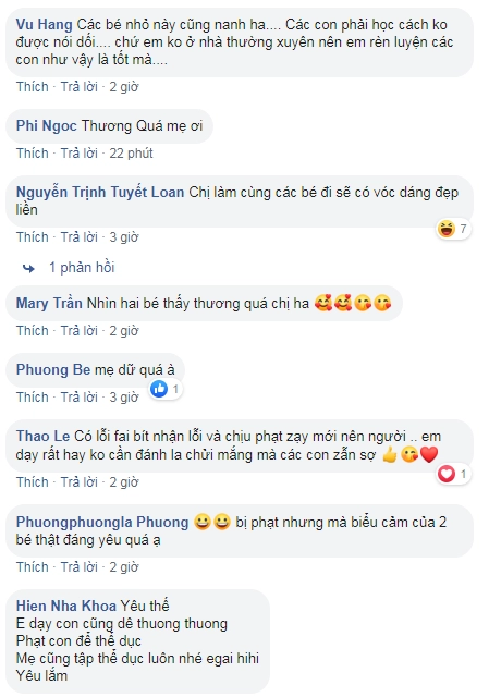 Các con mắc lỗi phi nhung xử phạt bằng phương pháp không đòn ai cũng khen hết lời