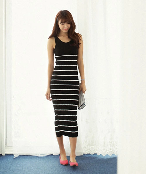 Cách mix đồ đẹp với váy maxi