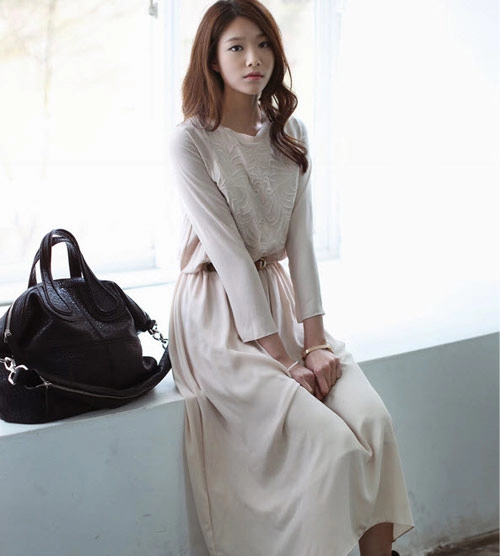 Cách mix đồ đẹp với váy maxi
