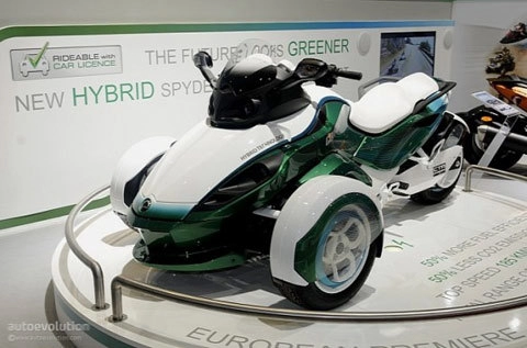  can-am spyder hybrid trình làng tại geneva 