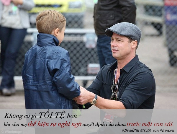 Chăm 6 con từ a - z thế này brad pitt vẫn bị vợ đá