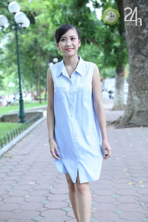 Chiều lòng phái đẹp với váy suông đơn sắc