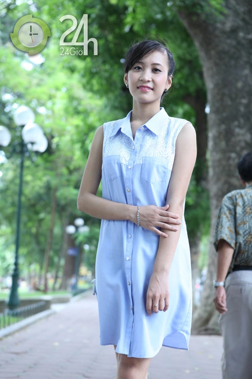 Chiều lòng phái đẹp với váy suông đơn sắc