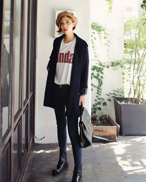 Chọn quần skinny khi không biết mặc gì