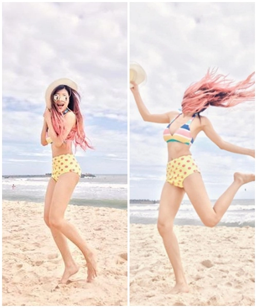 Chưa đến hè nhưng sao việt đã đua nhau khoe dáng với bikini nóng bỏng