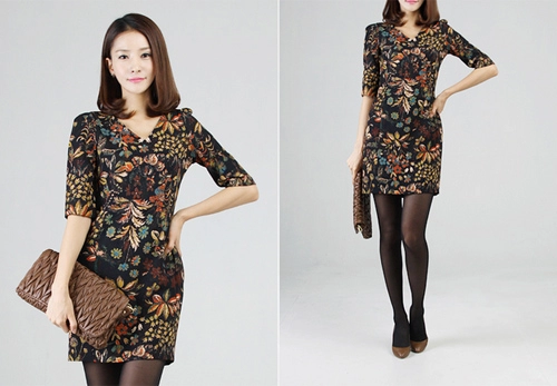 Công sở xinh tươi với váy dáng suông