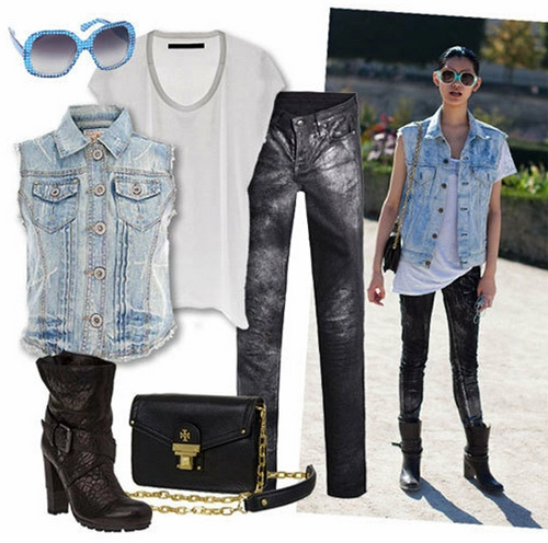 Cùng denim xuống phố ngày hè