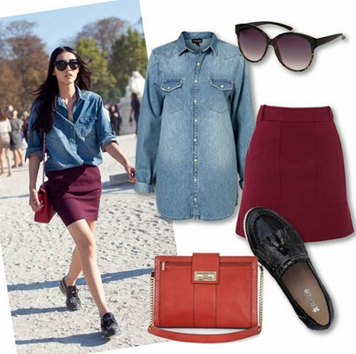 Cùng denim xuống phố ngày hè